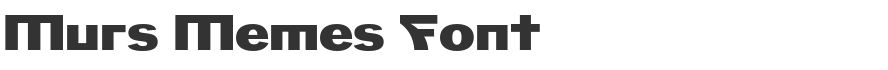 Murs Memes Font