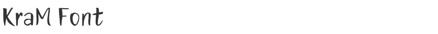 KraM Font