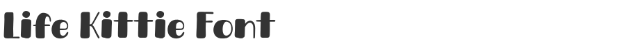 Life Kittie Font