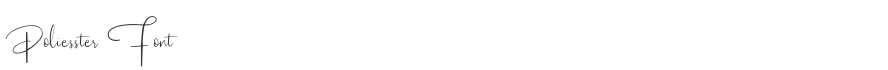 Poliesster Font