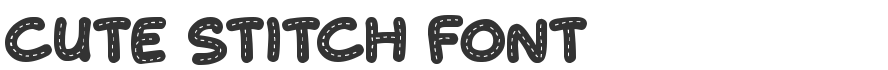Cute Stitch Font