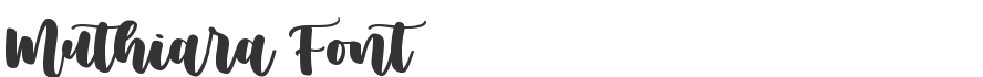 Muthiara Font