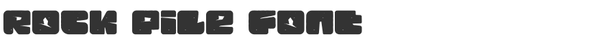 Rock Pile Font