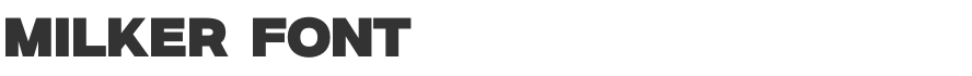 Milker Font
