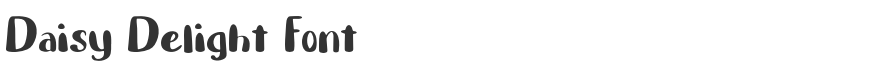 Daisy Delight Font