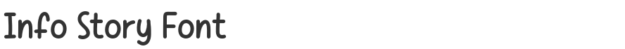 Info Story Font