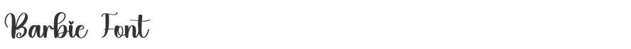 Barbie Font