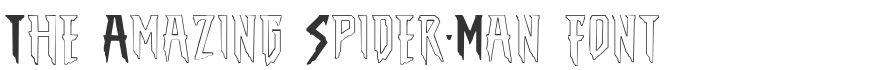 The Amazing Spider-Man font