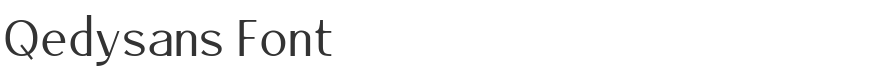 Qedysans Font