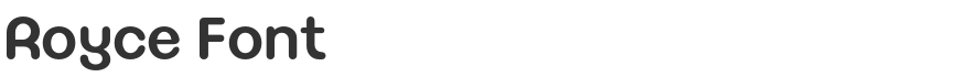 Royce Font