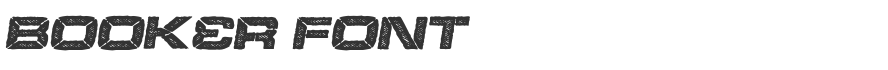 Booker Font