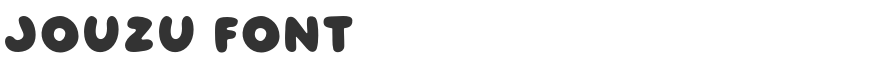 Jouzu Font
