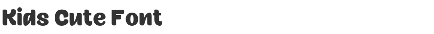 Kids Cute Font