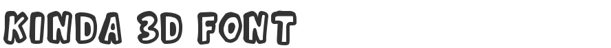 Kinda 3D Font