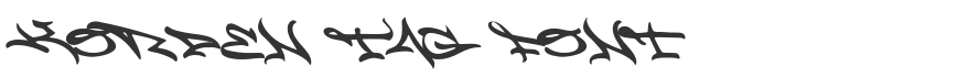 Korpen Tag Font