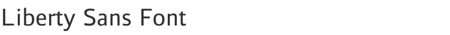 Liberty Sans Font