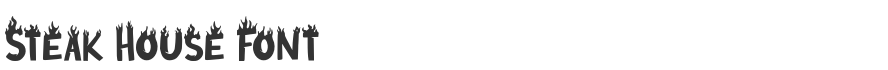 Steak House Font