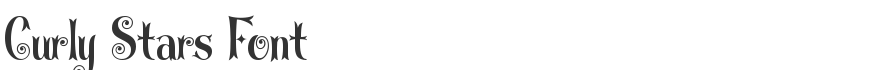 Curly Stars Font