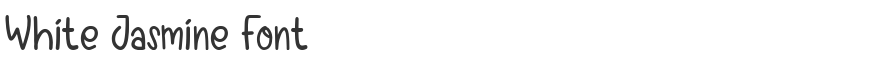 White Jasmine Font