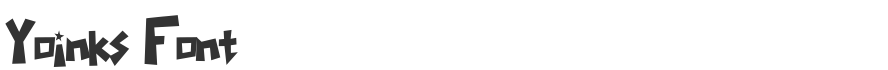 Yoinks Font