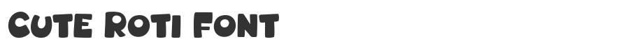 Cute Roti Font
