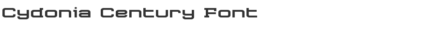 Cydonia Century Font