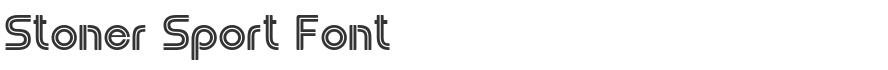 Stoner Sport Font