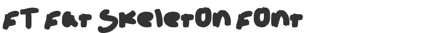 FT Fat Skeleton Font
