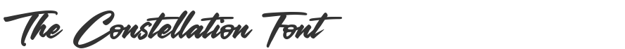 The Constellation Font