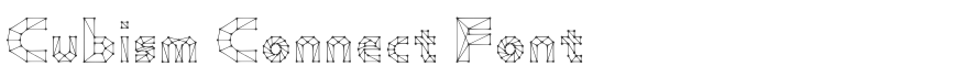 Cubism Connect Font