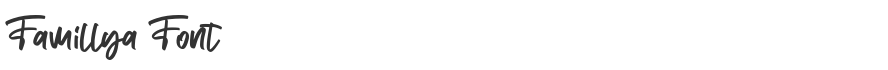 Famillya Font