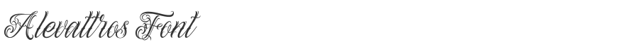 Alevattros Font