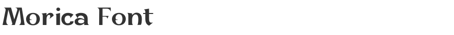 Morica Font