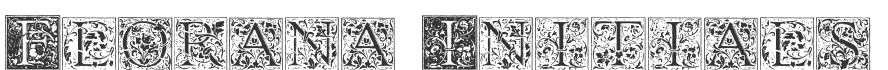 Florana Initials Font
