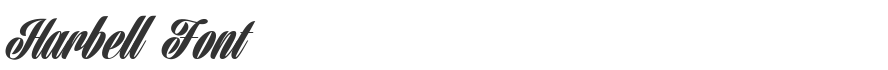 Harbell Font