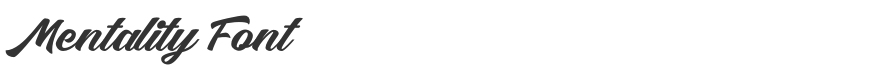 Mentality Font