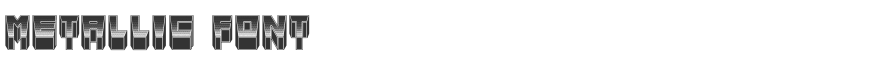 Metallic Font