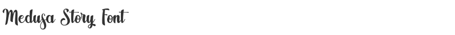 Medusa Story Font