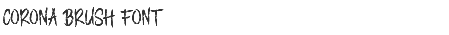 Corona Brush Font