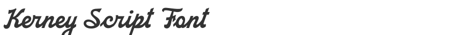 Kerney Script Font