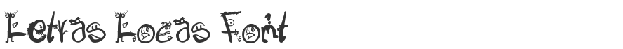 Letras Locas Font