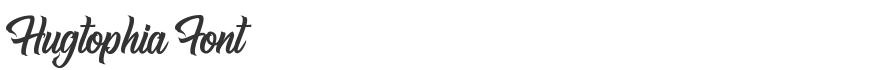 Hugtophia Font