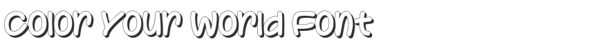 Color Your World Font