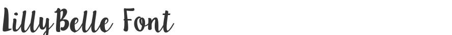 LillyBelle Font