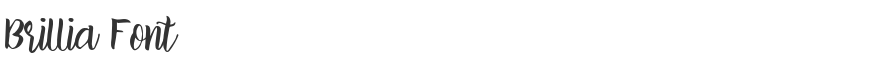 Brillia Font