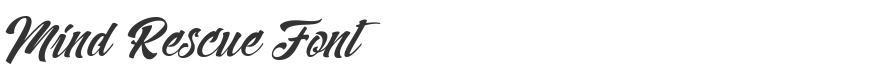 Mind Rescue Font