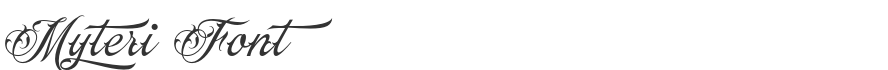 Myteri Font