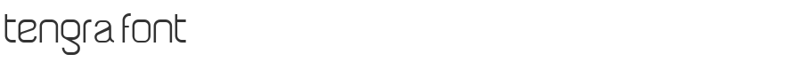 Tengra Font