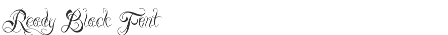Ready Black Font