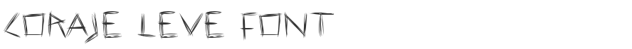 Coraje Leve Font